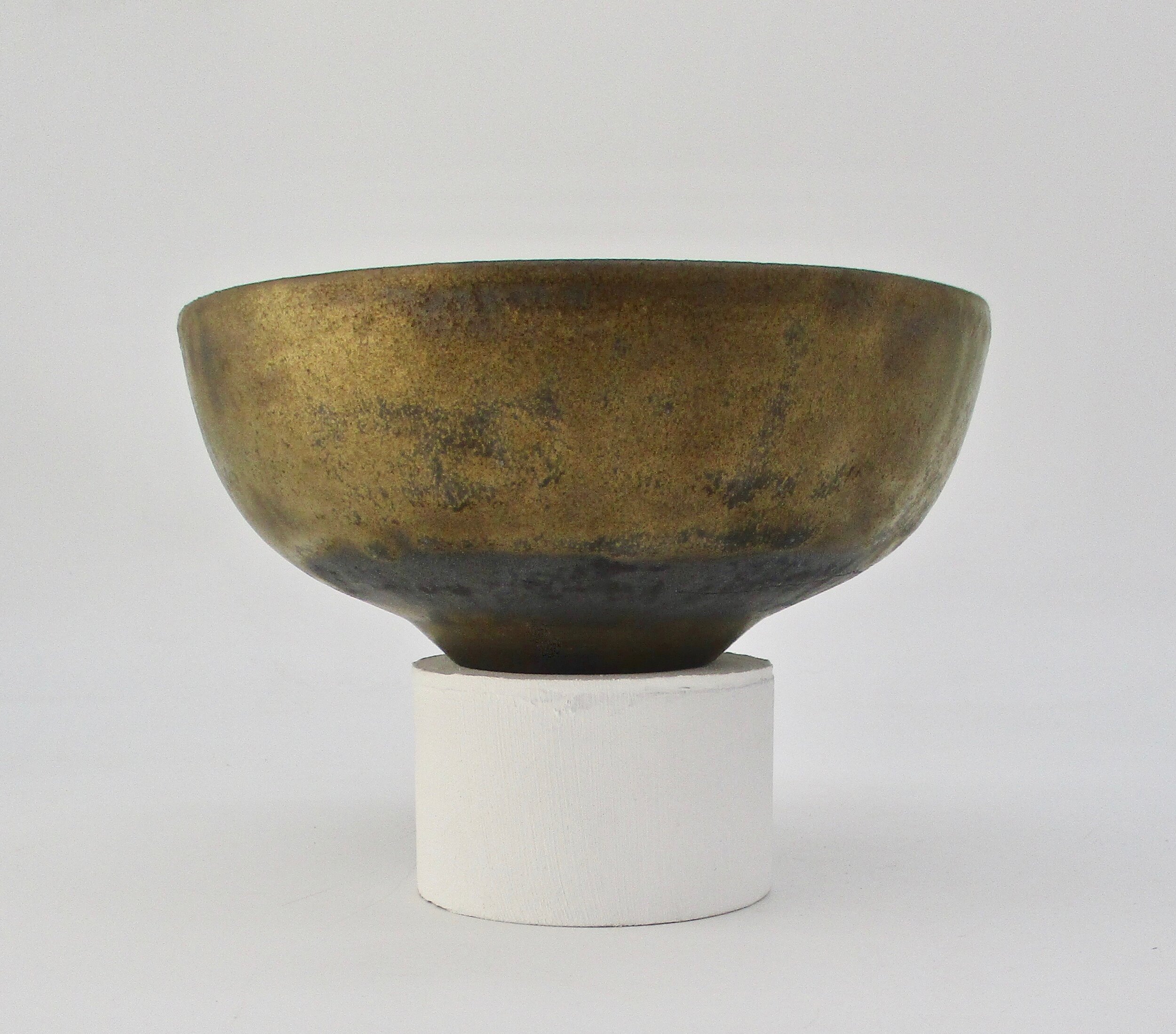 Mineral Gold Glaze Bowl.