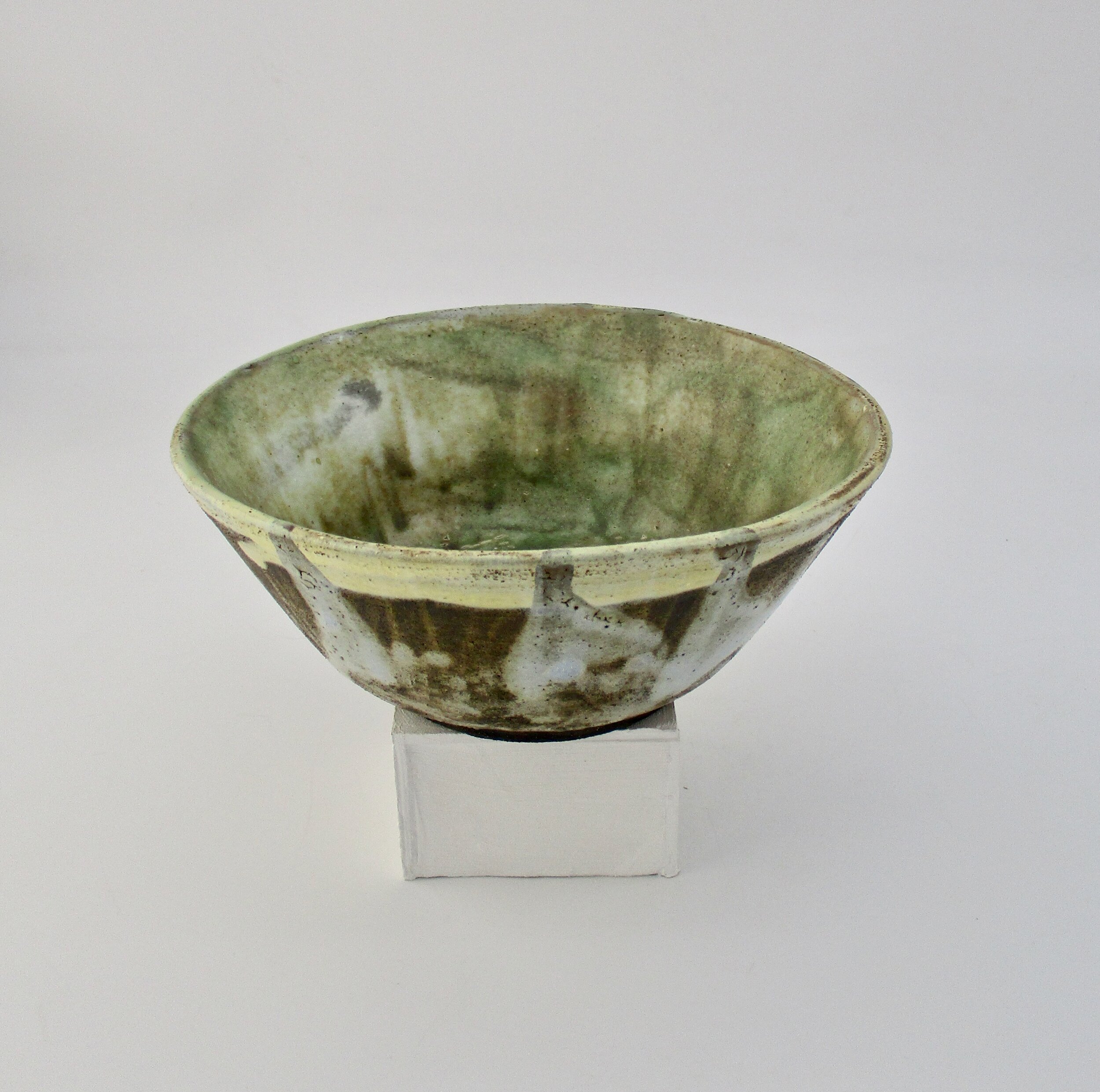 Stoneware Bowl Dripping.