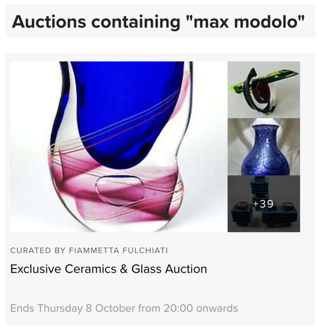 Sometimes in auction...
