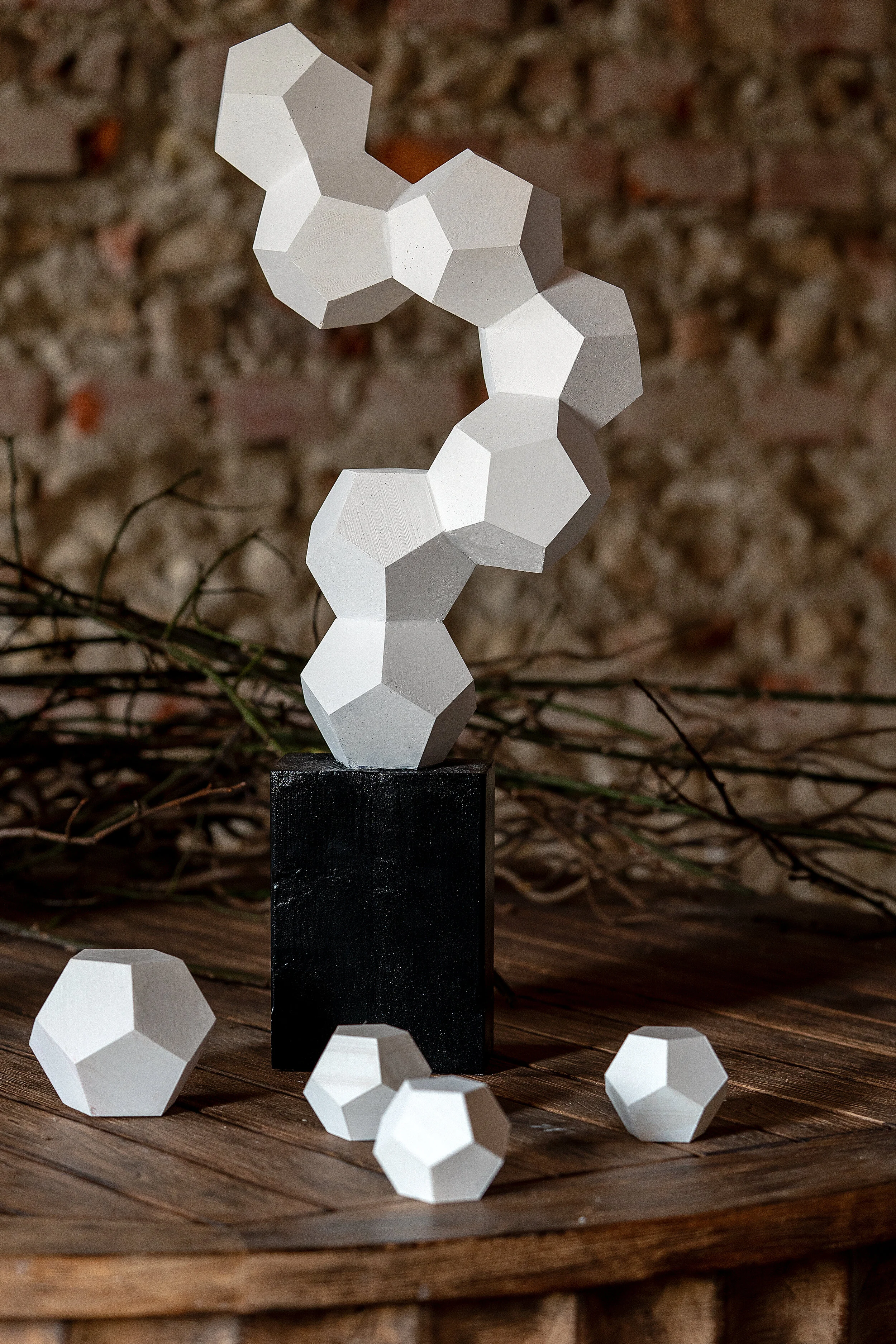 Polygons Sculpture (XL size 7 elements) 