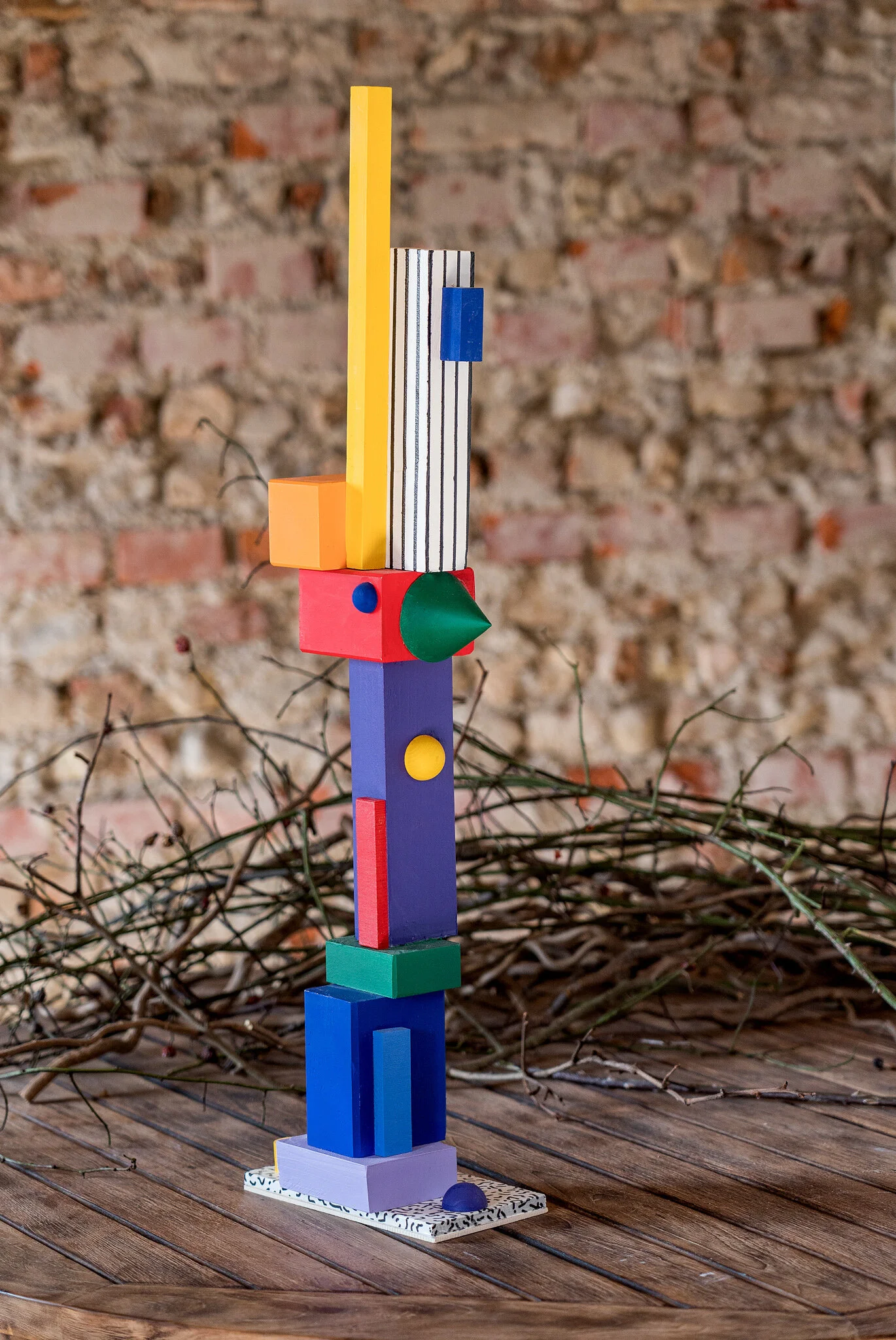 Suprematist - Constructivist Wood Sculpture 