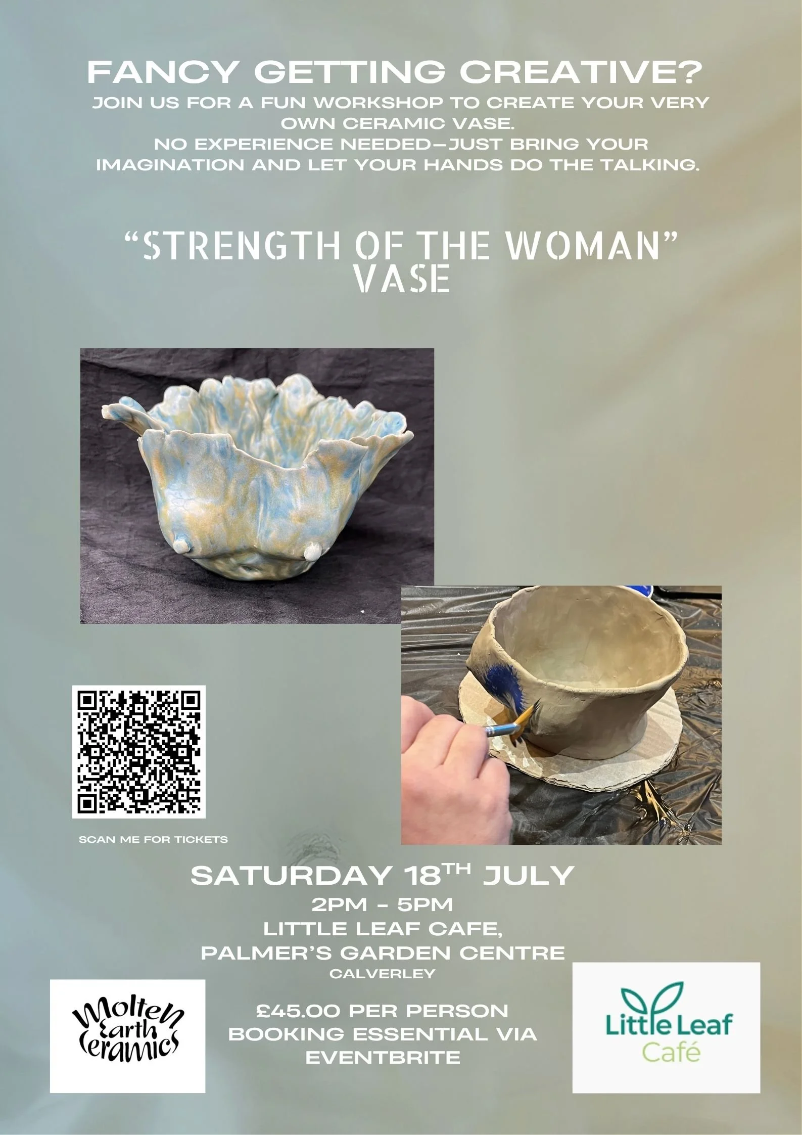 Create Your Own "Strength of the Woman" Ceramic Vase