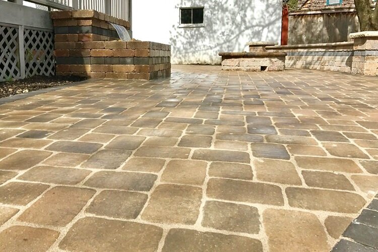 Paver patio in Westerville, OH