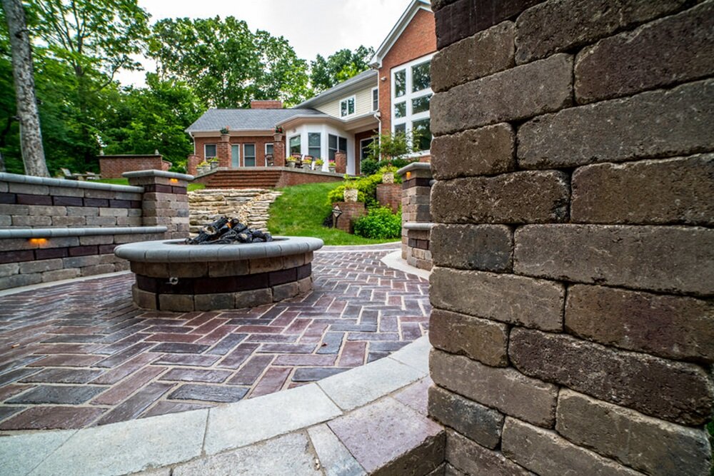 Stunning paver patio Westerville OH