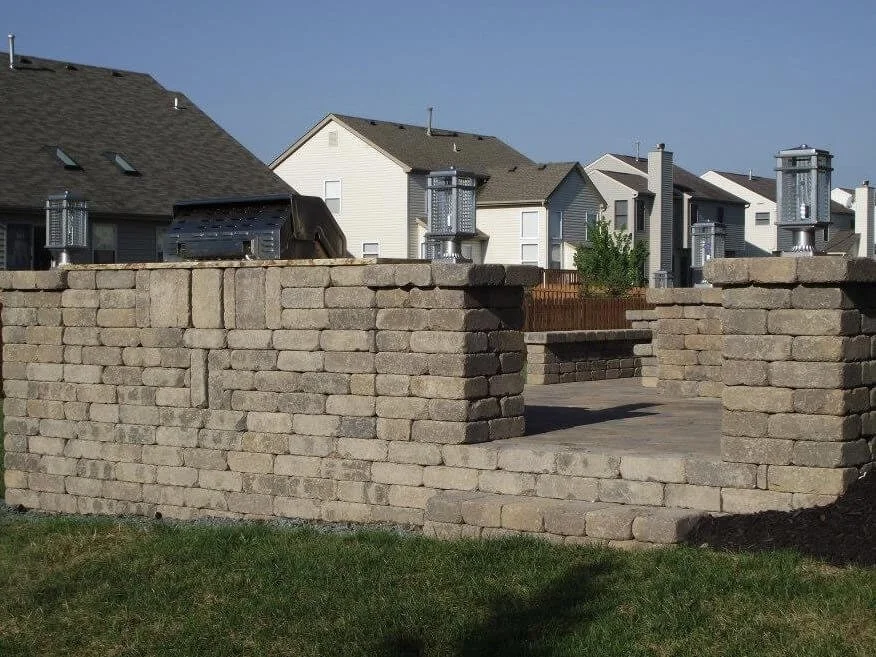 Add a Seating Wall to Your Worthington and Lewis Center, OH Landscaping for a Natural Viewing Spot 