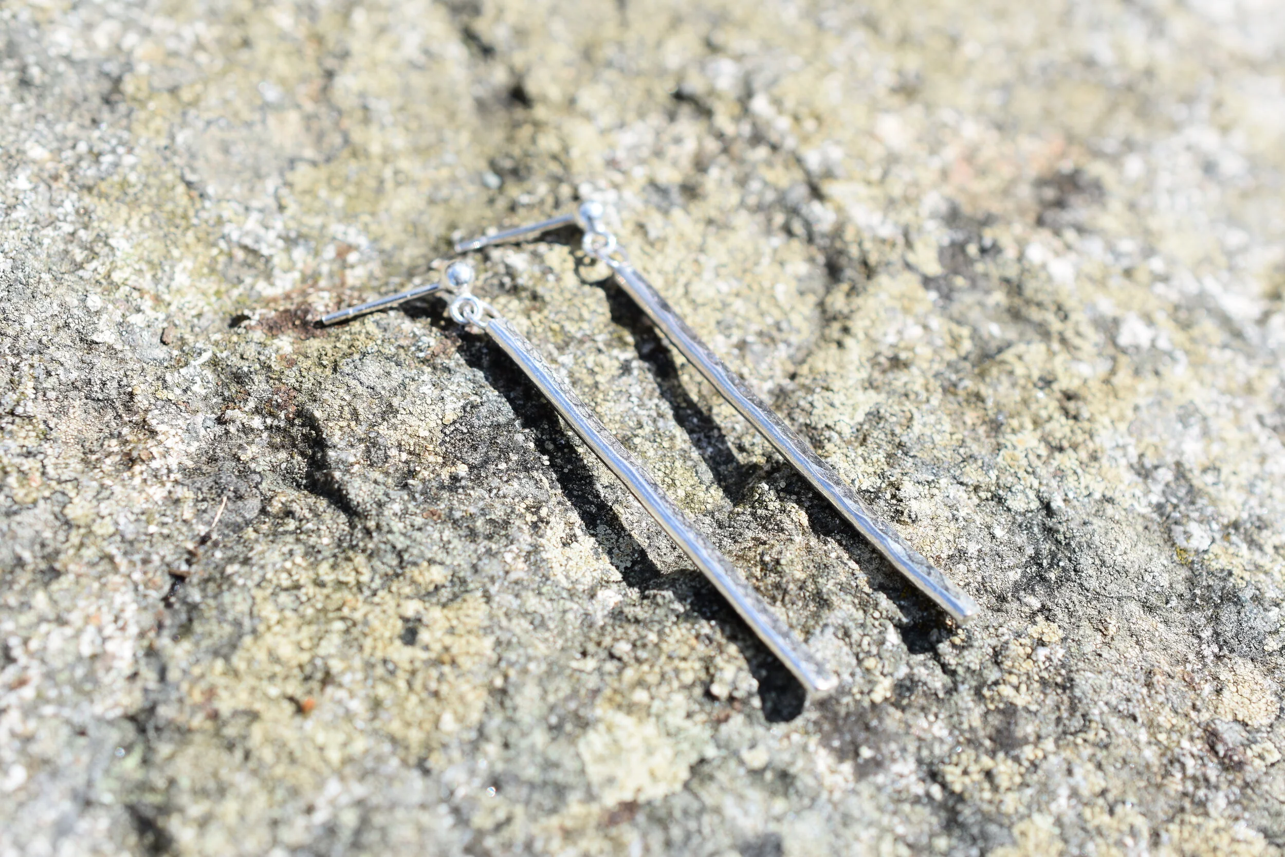 sterling silver ice drop earrings