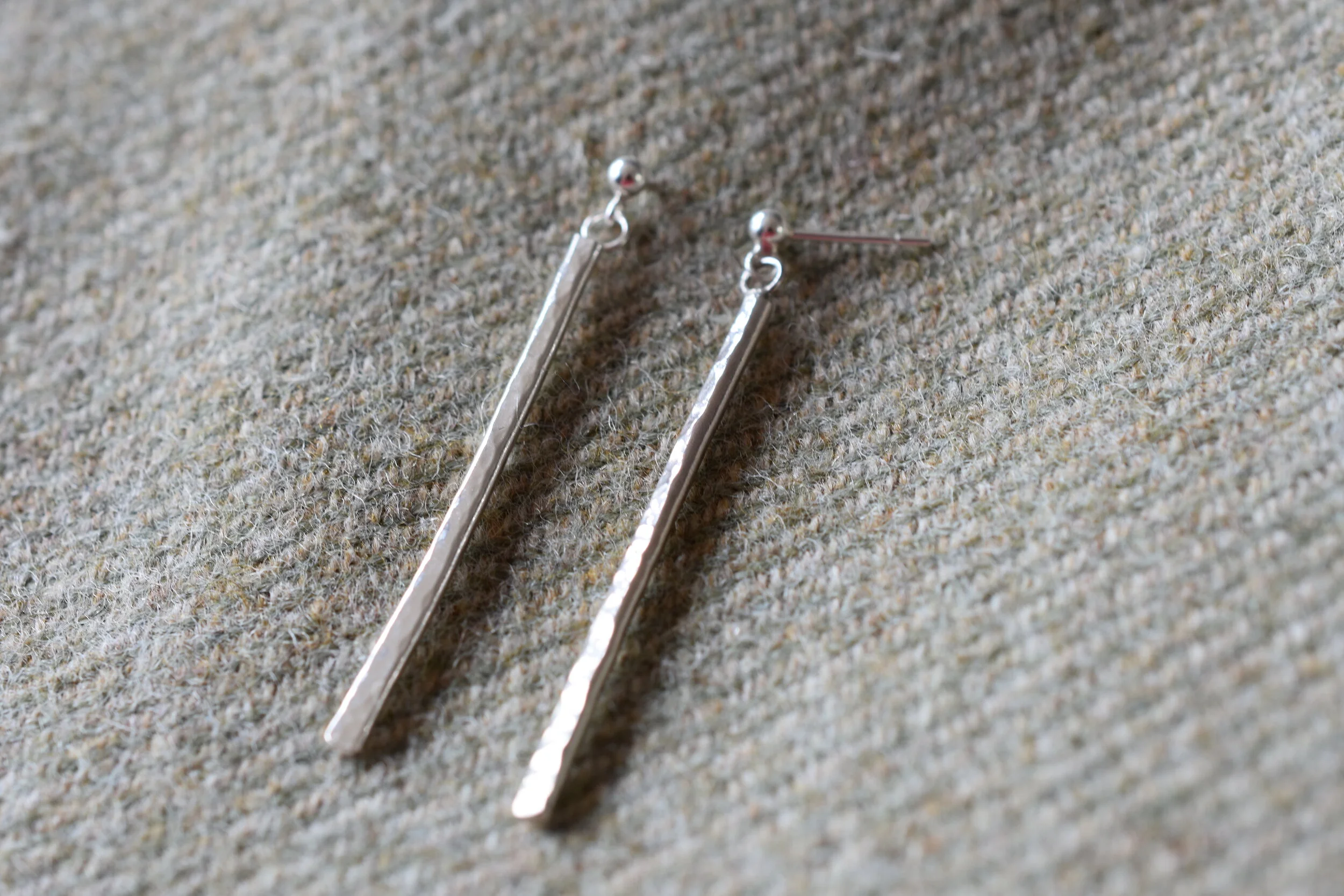 sterling silver ice drop earrings
