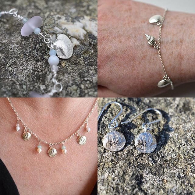 New summer designs! These are just a few of my new pieces...check out my website to see all the new loveliness 😍 Link in Bio. #elegantjewelry #seashelljewelry #summervibes #scottishjewellery #nature #naturesbeauty #pursuepretty #shoplocal #shopsmall