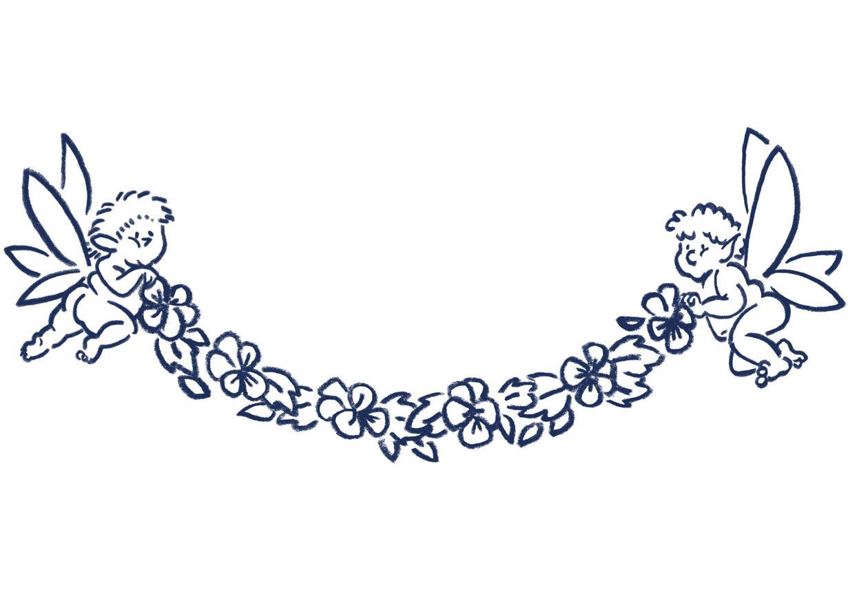 Internal cover title decoration