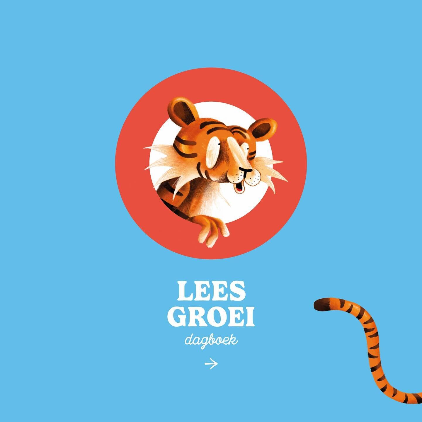 Het &ldquo;Leesgroeidagboek&rdquo; van @de.eenhoorn.uitgeverij en @ingeumans is vanaf nu verkrijgbaar! Ik hielp mee met de uitwerking van het concept, de vormgeving en de illustraties!

#illustration #book #graphicdesign #tiger #layout #bookdesign