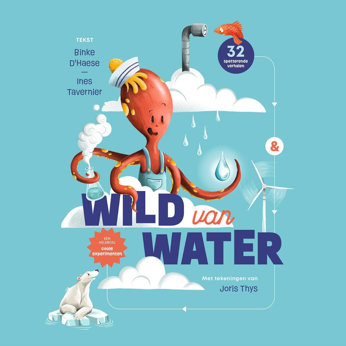 Vorige week ging &ldquo;Wild van Water&rdquo; in druk. Een boek van @mythrasbooks in samenwerking met @vlizostend tjokvol verhalen, weetjes en proeven over water! Binnenkort in de winkel.

Ik deed de vormgeving, Lay-out en alle illustraties.

#water 