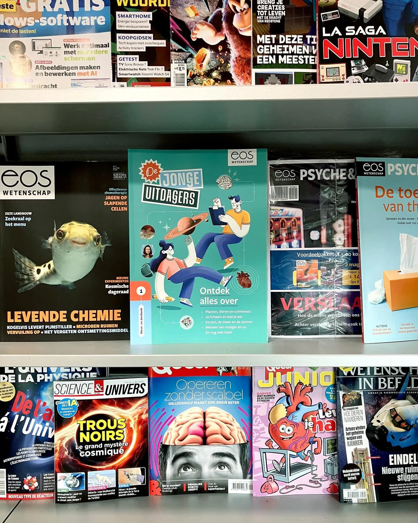 De Jonge Uitdagers in het wild in de rekken!
@eoswetenschap 

#magazine #graphic #design #illustration #layoutdesign