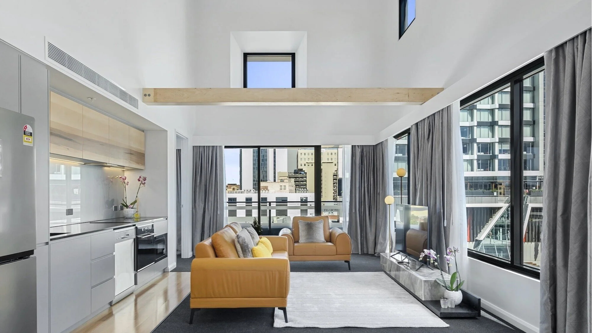 A closer look at Panoramic Views Hobart Penthouse Apartments