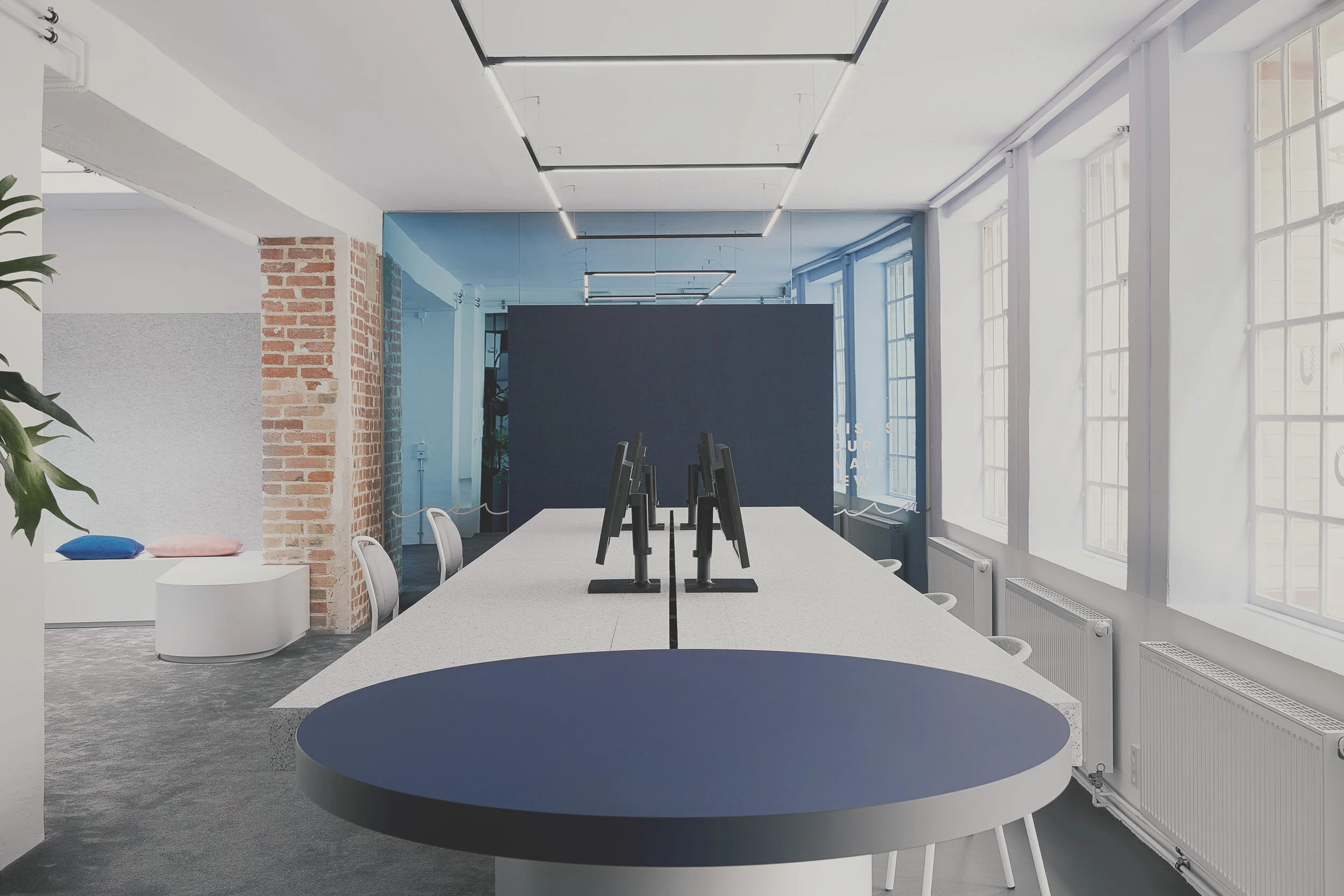 Together with his partner he runs his own design studio