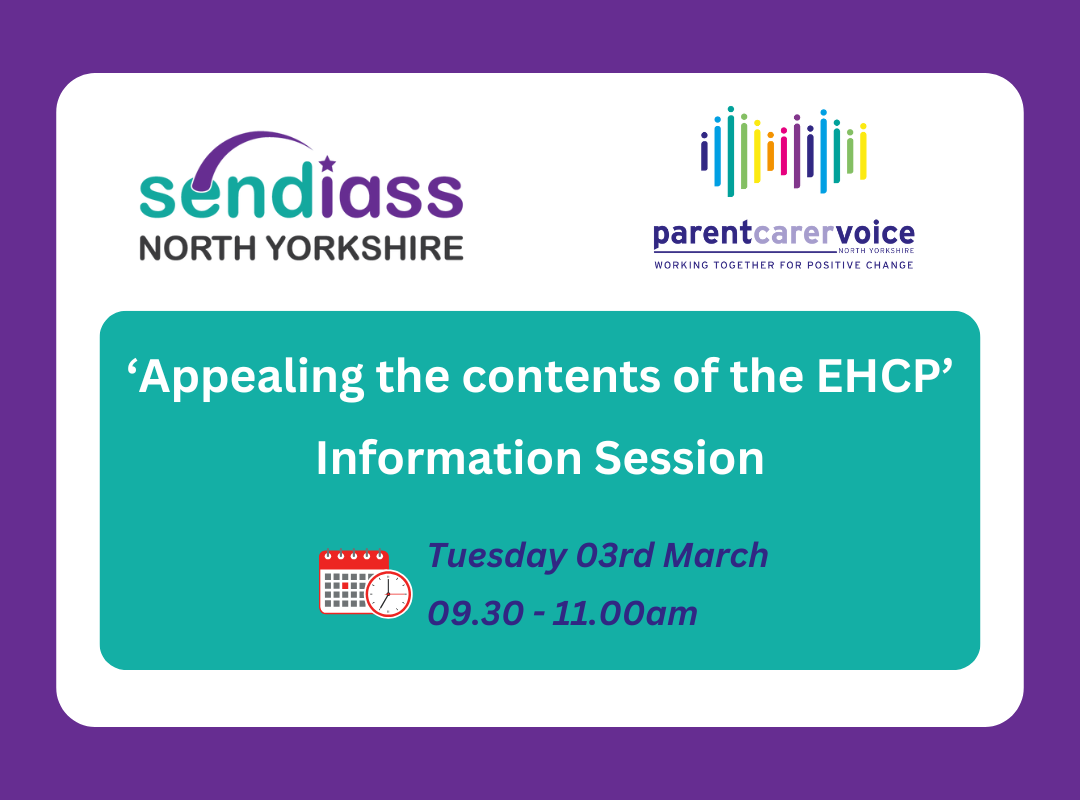 appealing the contents of the ehcp