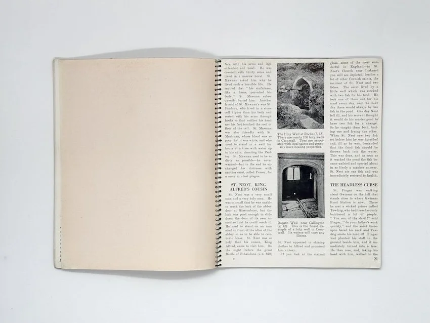 The Shell Guide to Cornwall (1935) edited by John Betjeman. The first volume of the celebrated Shell Guides Series