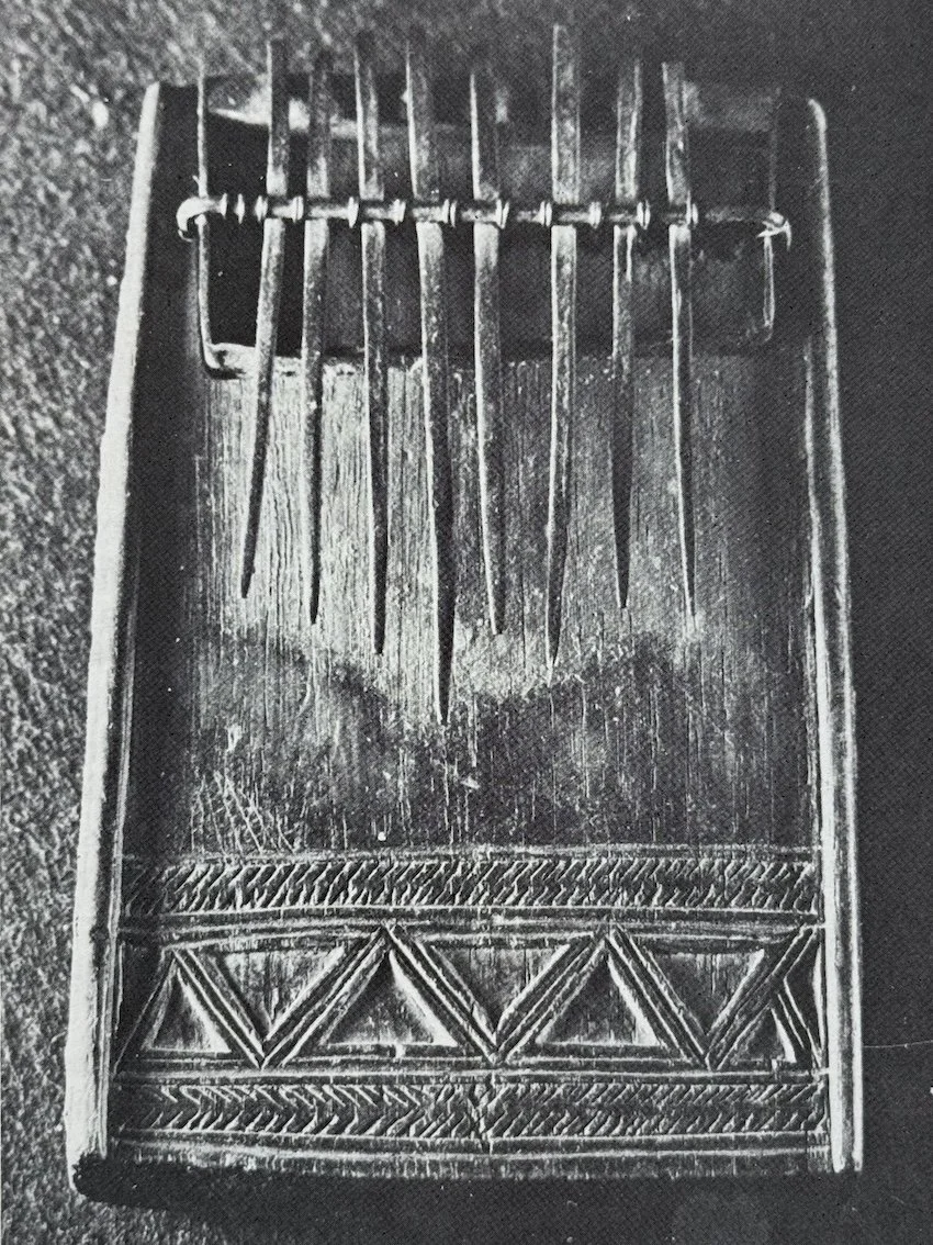 Namibian Arts and Crafts Symposium : a guide to exhibits. South African Association of Arts, 1980. Cover design by John Ndevasia Muafangejo
