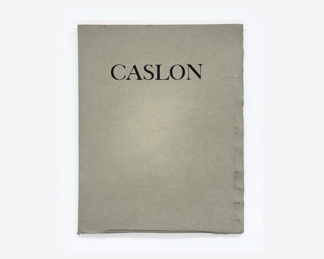 Caslon Old Face Roman & Italic. H W Caslon & Co. Ltd., London , 1924.
