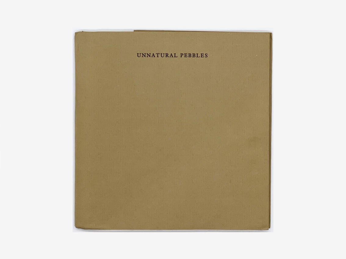Ian Hamilton Finlay Unnatural Pebbles for sale at Room and Book Art Bookshop London
