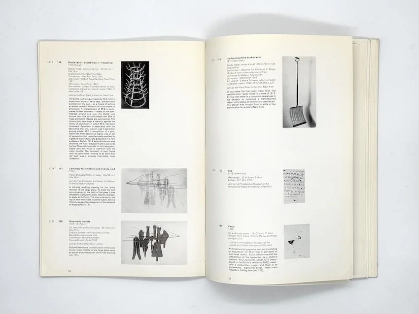 Richard Hamilton 'The Almost Complete Works of Marcel Duchamp' Tate Gallery, 1966