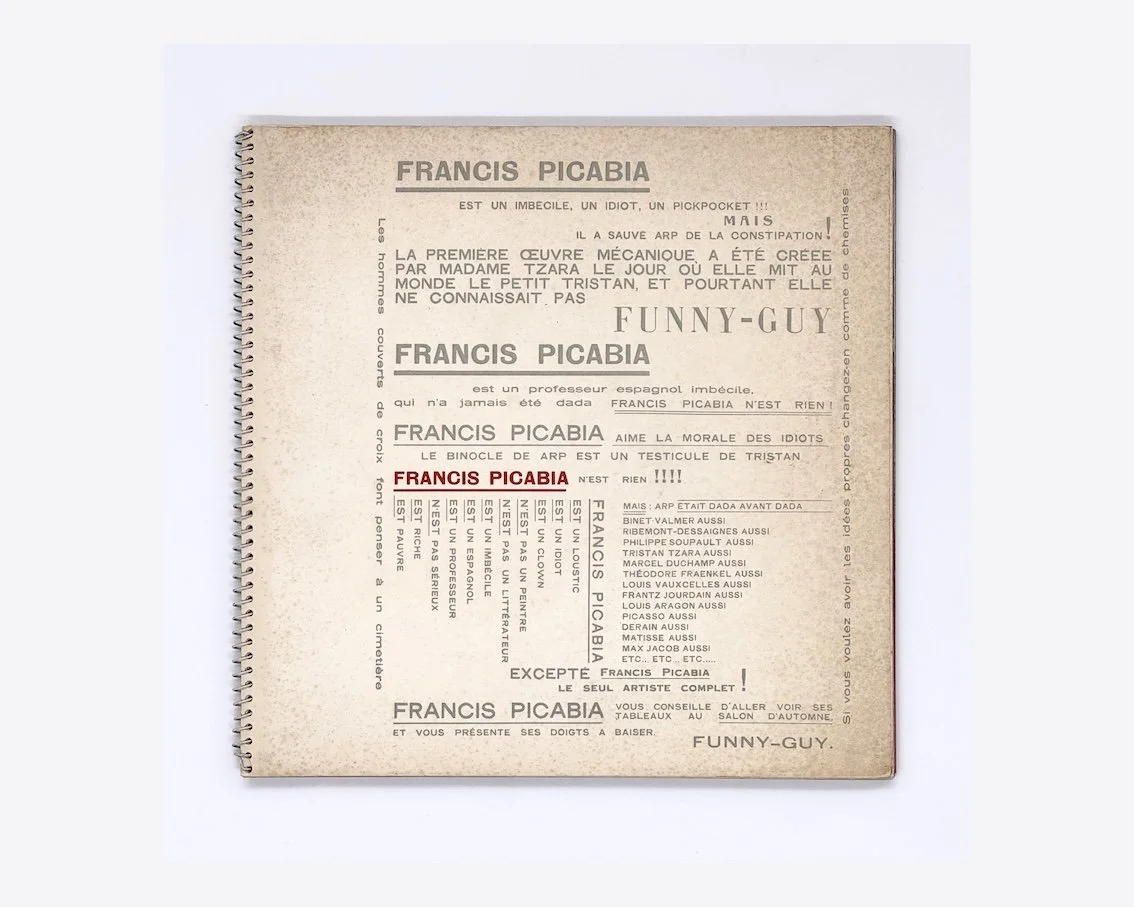 Francis Picabia catalogue designed by Richard Hamilton, Hatton Gallery, 1964