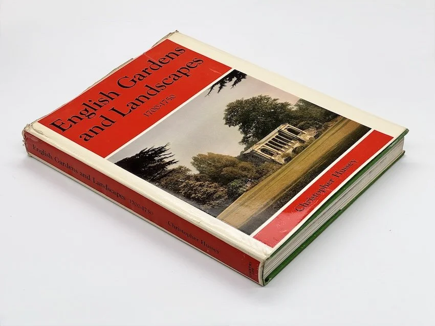 cover of Christopher Hussey's book on English Gardens and Landscapes published by Country Life in 1967