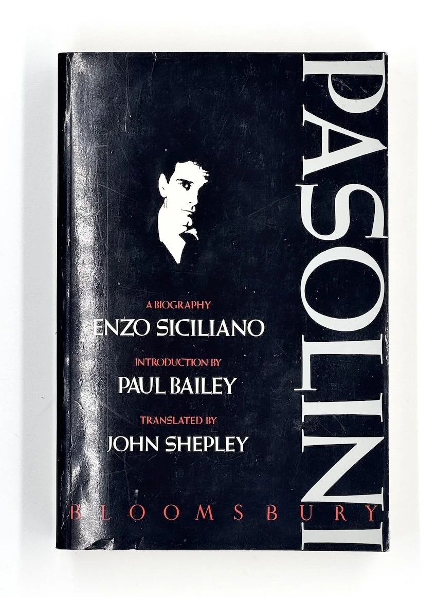 Enzo Siciliano, Pasolini: A biography. Bloomsbury, London, 1987. First UK edition.