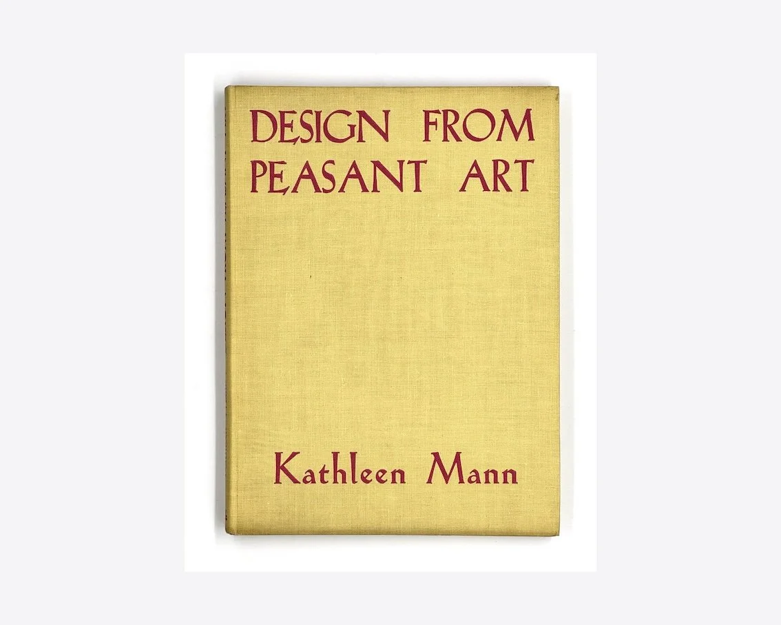 Kathleen Mann, Design from Peasant Art. Adam and Charles Black, London, 1939.  