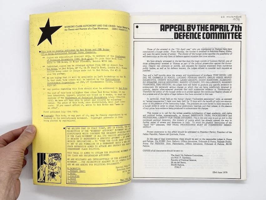 Working Class Autonomy and the Crisis. Red Notes / CSE Books, 1979