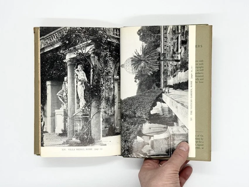pages from Sir George Sitwell's book On The Making of Gardens