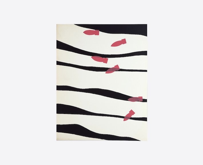 Portfolio of 6 unsigned lithographs including Derek Greaves and Phillip Sutton c.1967