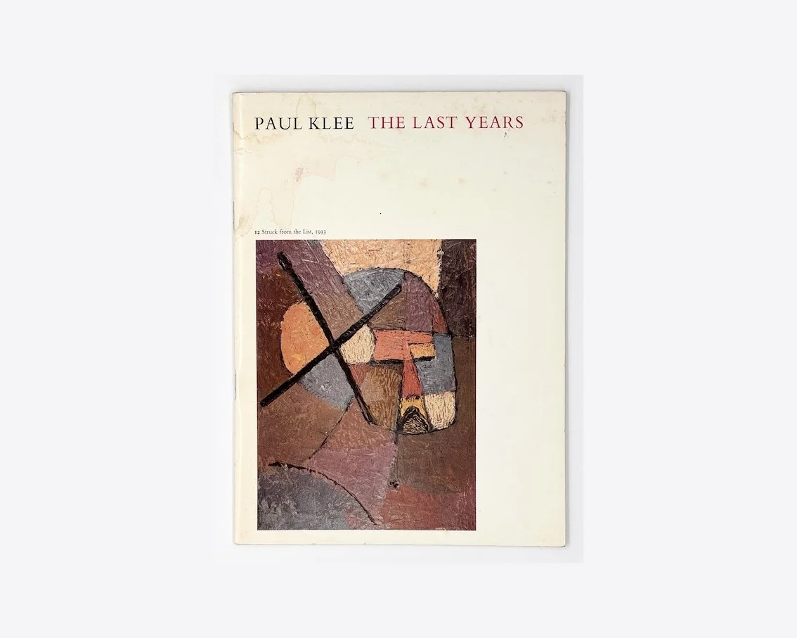 Paul Klee: The Last Years. An exhibition from the collection of his son. Arts Council of Great Britain, 1974.