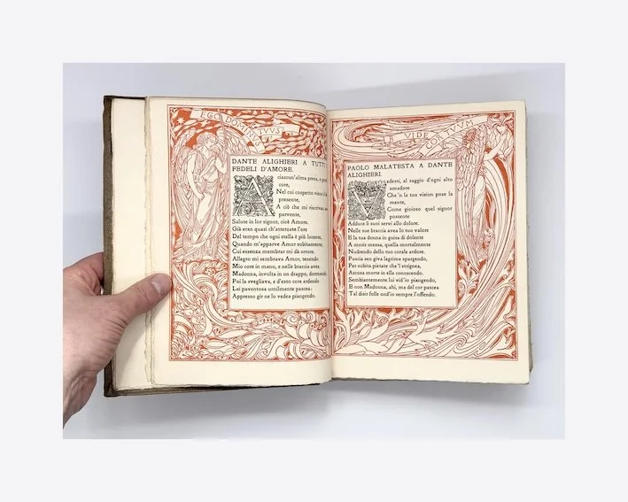 1902 First Edition – Gabriele D’Annunzio, Francesca da Rimini. Fratelli Treves, Milano, 1902. Illustrated by Adolfo de Carolis