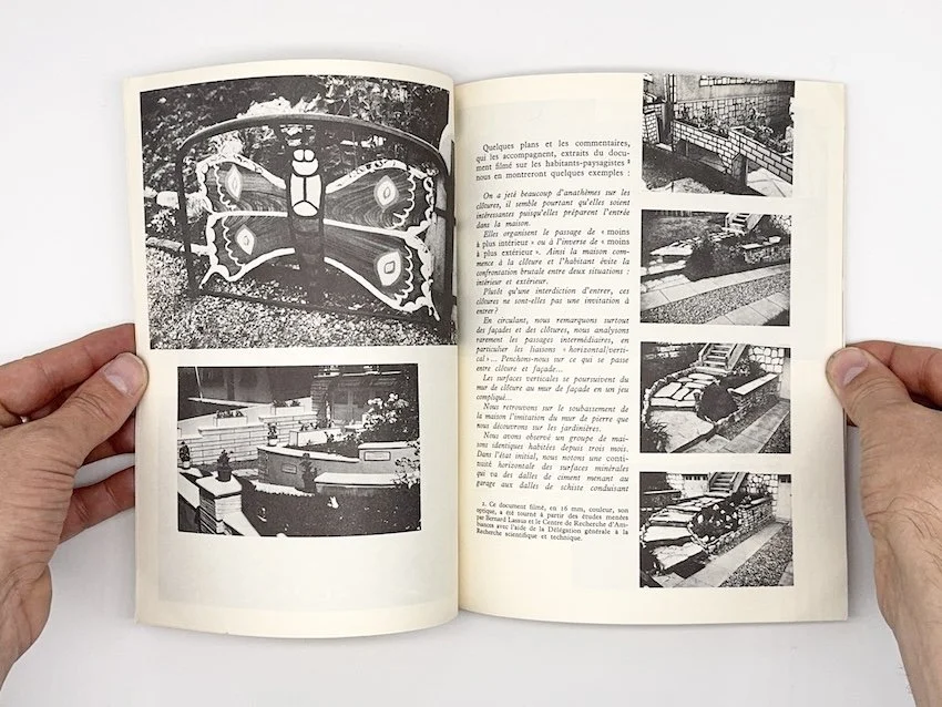 Bernard Lassus “De plus à moins”, offprint from Nouvelle Revue de Psychanalyse, Vol. IX, Spring 1974. 
