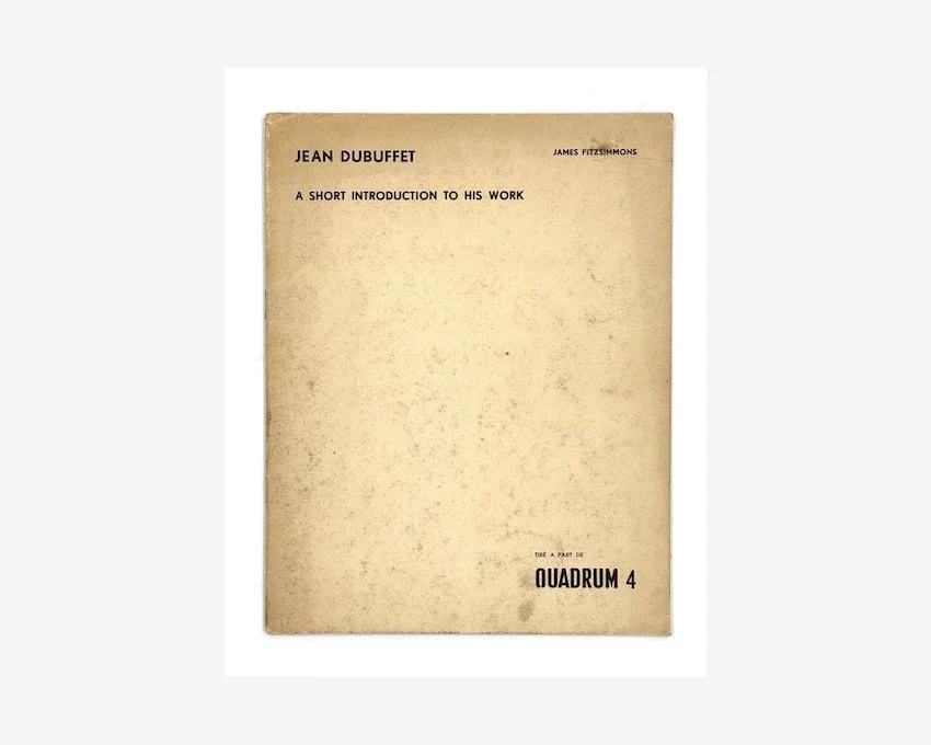 Jean Dubuffet: a short introduction to his work. Quadrum 4, 1957