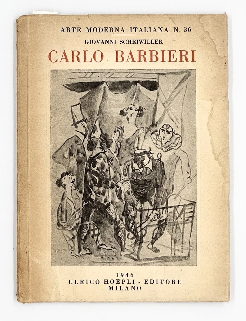 Giovanni Scheiwiller, Carlo Barbieri, (Arte Moderna Italiana N.36). Ulrico Hoepli Editore, Milano, 1946