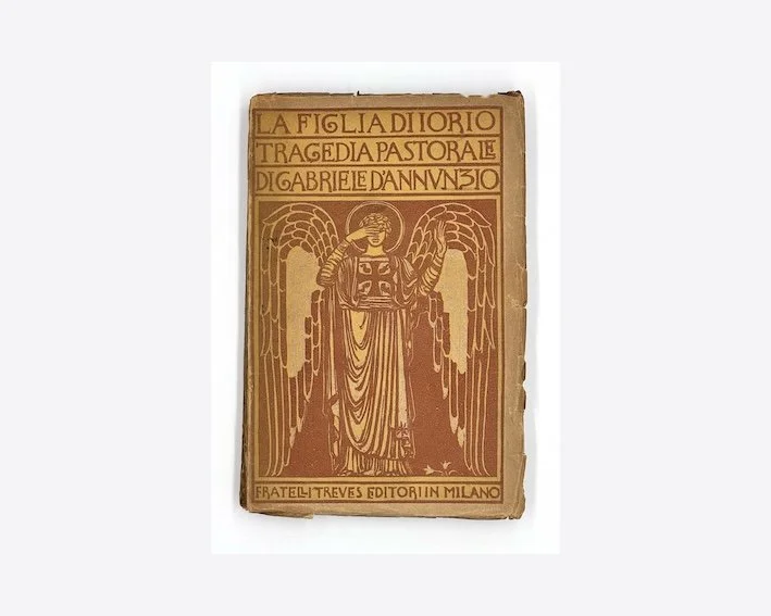 Gabriele  D’Annunzio, La Figlia Di Iorio. Fratelli Treves Editore, Milano, 1921. With woodcut illustrations by Adolfo de Carolis.