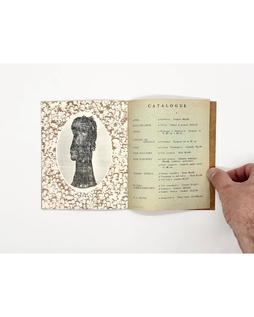 Petit Bal de Têtes. Galerie A. Chave, Vence, 1960. [including Dubuffet, Giacometti, Noguchi]