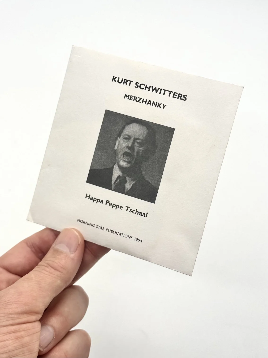 Kurt Schwitters Merzhanky. Morning Star Publications, 1994. Limited to 750 copies.