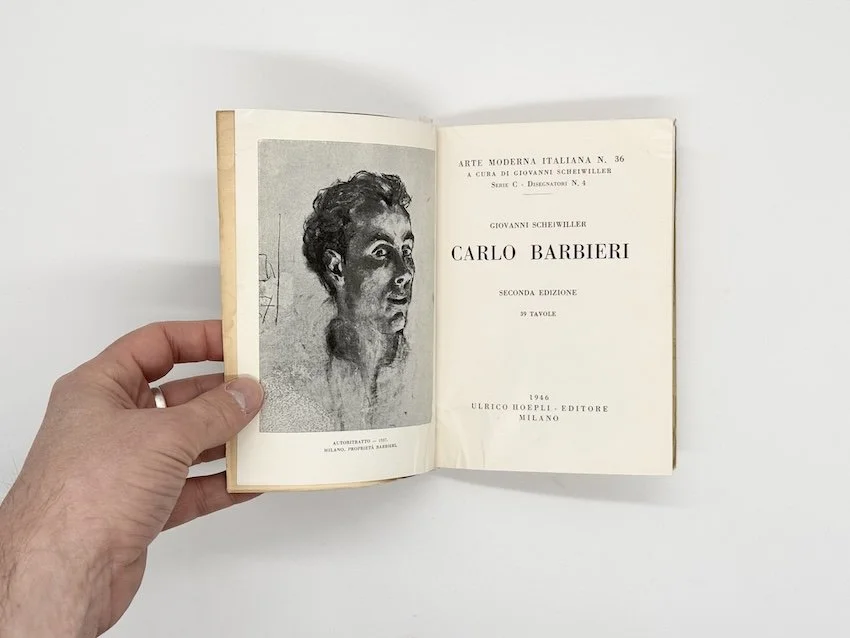 Giovanni Scheiwiller, Carlo Barbieri, (Arte Moderna Italiana N.36). Ulrico Hoepli Editore, Milano, 1946