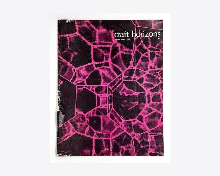 Room & Book secondhand art bookshop, London. Craft Horizons March/April 1970 (Volume 30, Number 2).
