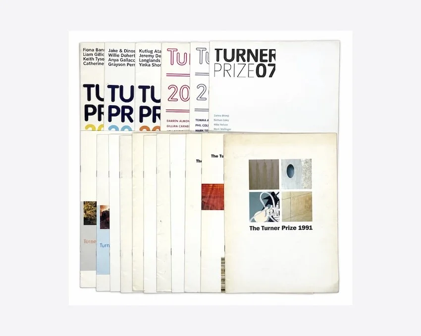 Turner Prize 1991-2007. Catalogues from 17 years of the Turner Prize exhibition. 
