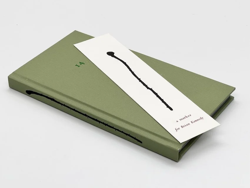 Erica Van Horn and Simon Cutts, 14 Blackthorns, a fascicule,  Coracle Press, 1999