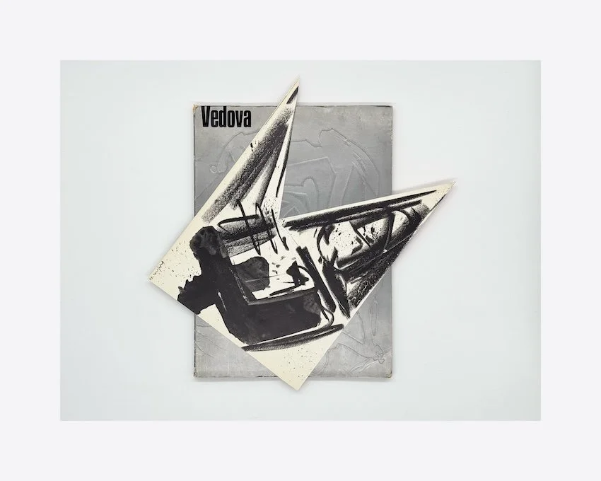 Emilio Vedova - Grafica e Didattica. Regione Valle d’Aosta, 1975. Including Vedova’s study for multiple ‘Presenza 1975’.