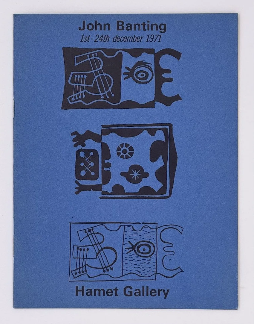 John Banting. Hamet Gallery, London, 1971. 