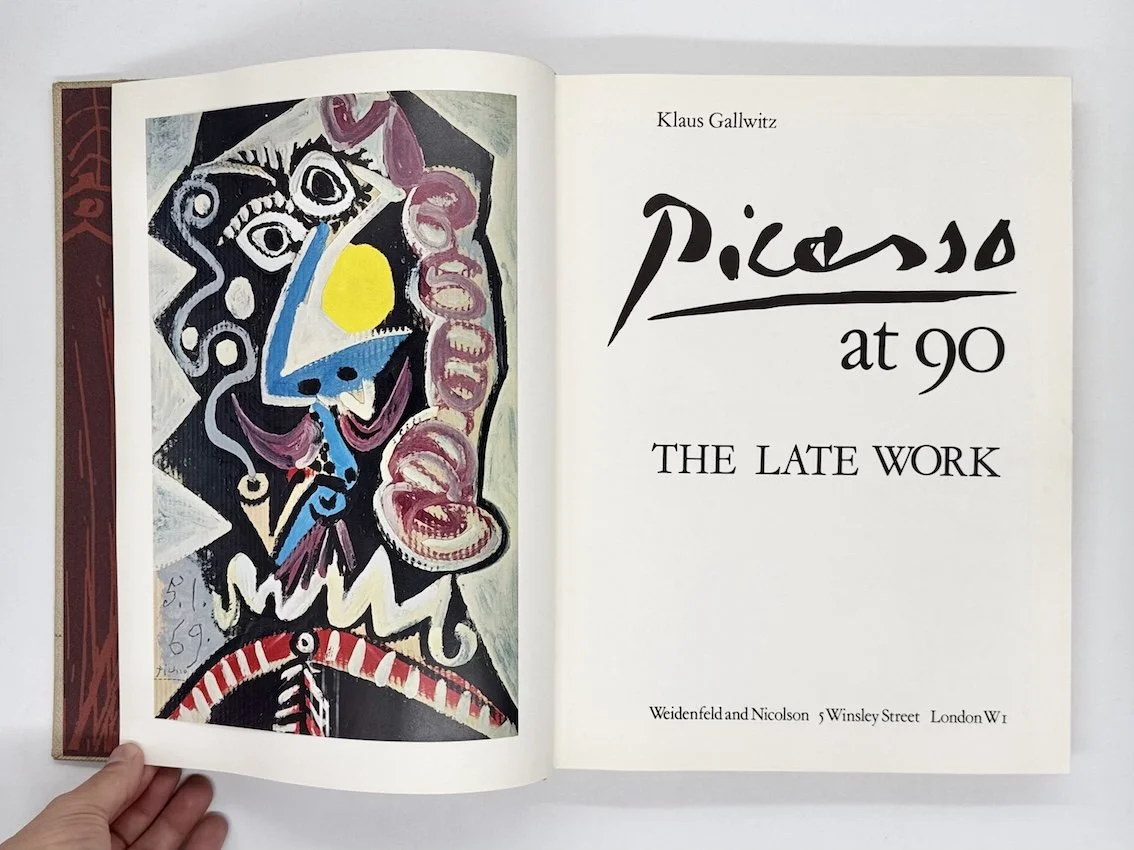 Picasso at 90: The Late Work. Weidenfeld and Nicolson, London, 1971