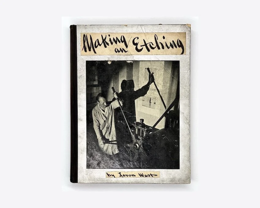 Making an etching by Levon West. The Studio, London, 1932. Room & Book secondhand art books, London