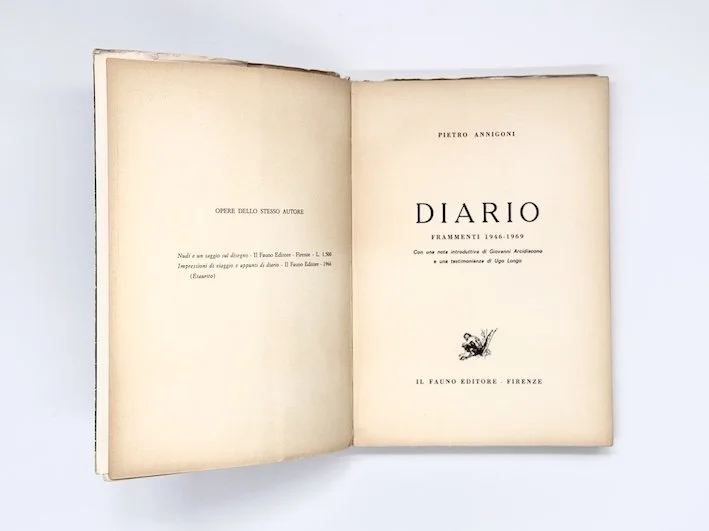 Pietro Annigoni, Diario: frammenti, 1946-1969. Il Fauno Editore, Firenze, 1971.