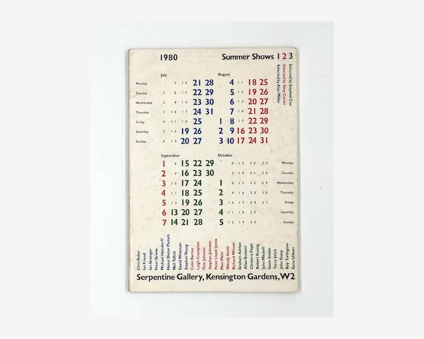  Serpentine Summer Shows 1980.