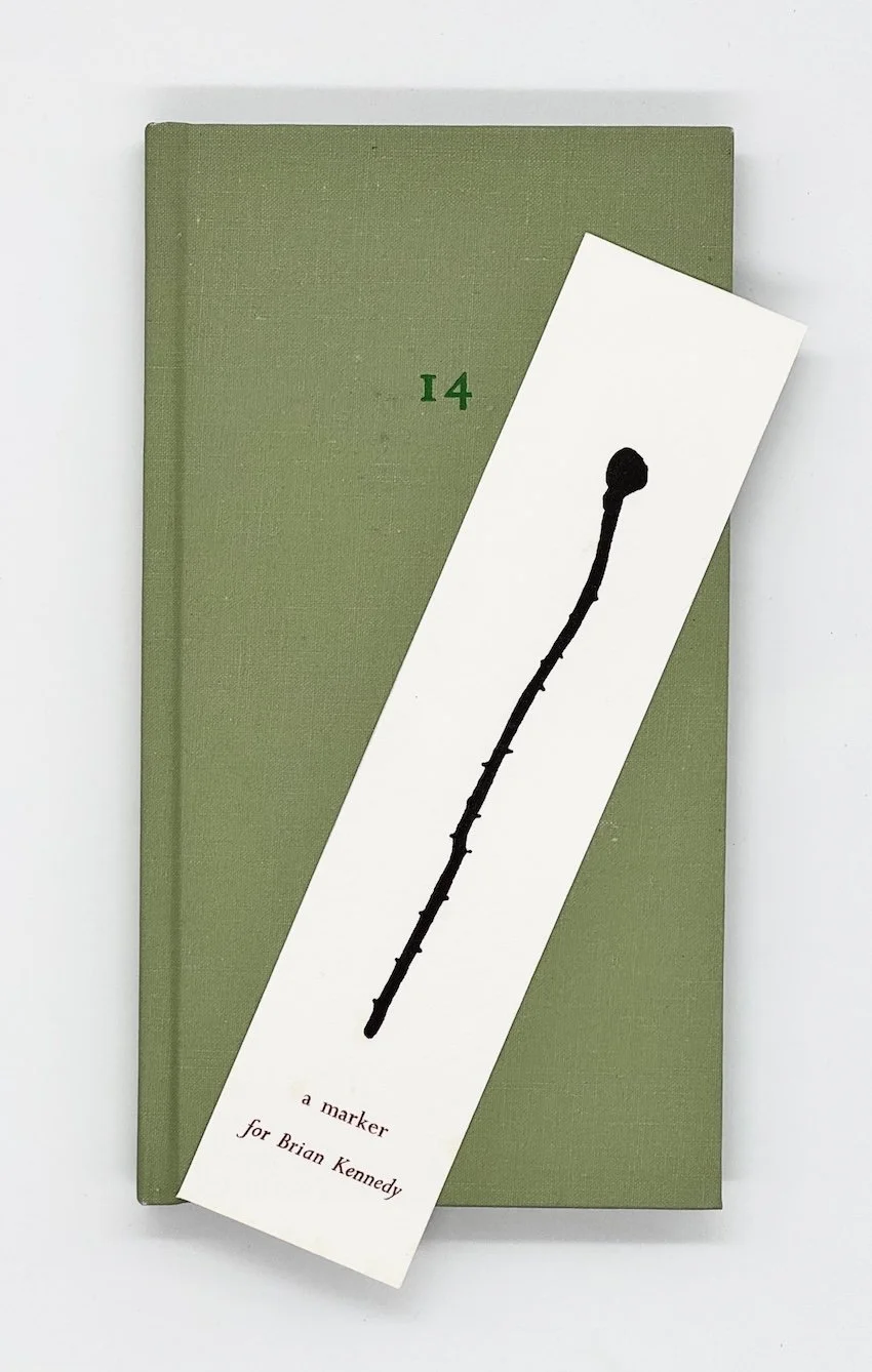 Erica Van Horn and Simon Cutts, 14 Blackthorns, a fascicule,  Coracle Press, 1999